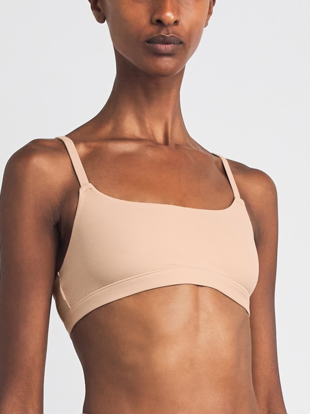 NWT SKIMS Fits Everybody Scoop-Neck Bralette Clay M